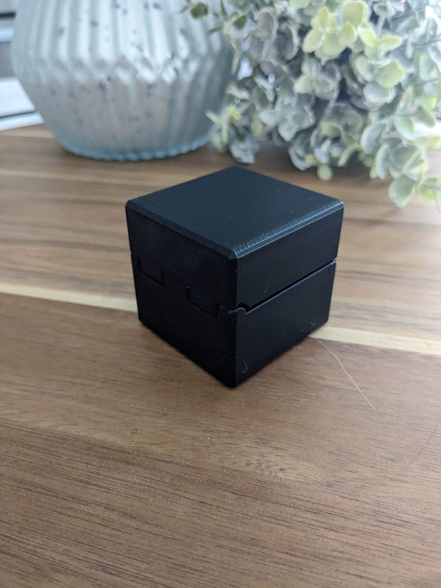 D20 without numbers Ring Box (Proposal, Gift, Ring Bearer, ect) 20 sided dice