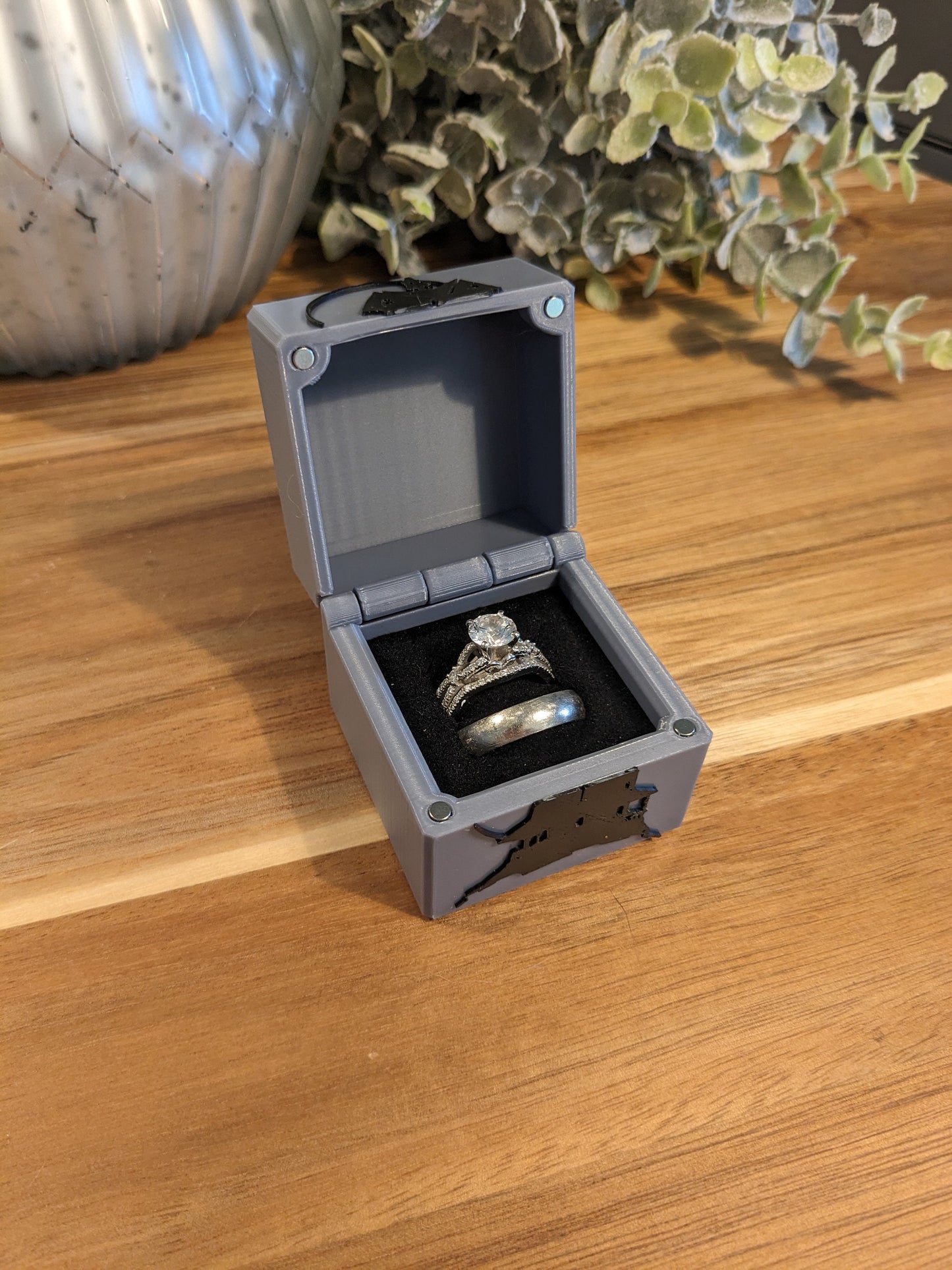 Halloween Scary House Ring Box (Proposal, Gift, Ring Bearer, ect)