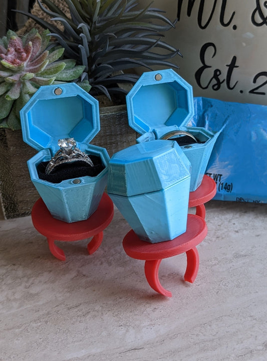 Ring Pop Inspired Ring Box - Personalize your Proposal, Gift, Ring Bearer box, ect!